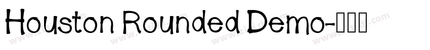 Houston Rounded Demo字体转换